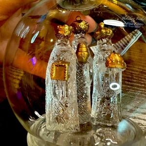 Christmas Eve Holiday Radiance Illuminated Fine Glass Ornament​​​